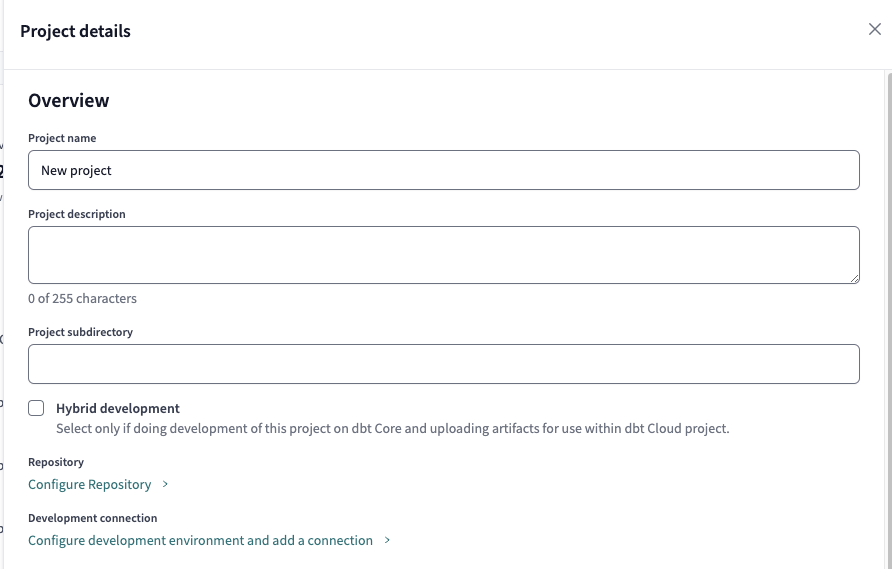 Hybrid project for an existing project Hybrid project for an existing project